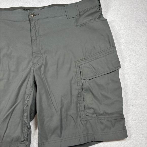 Duluth Trading Co Flex Dry On The Fly Men's Cargo Shorts 46 Gray Relaxed Fit - Picture 3 of 16